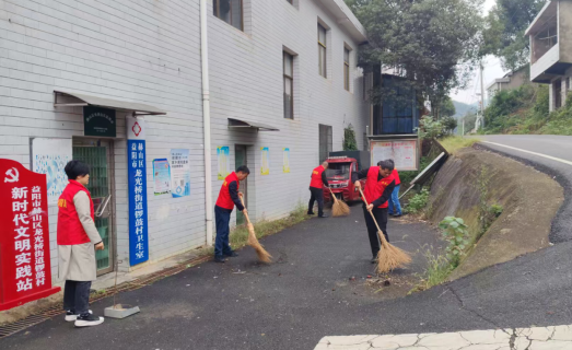 市机关事务局、市接待服务中心、国家统计局益阳调查队赴乡村振兴联系点开展主题党日