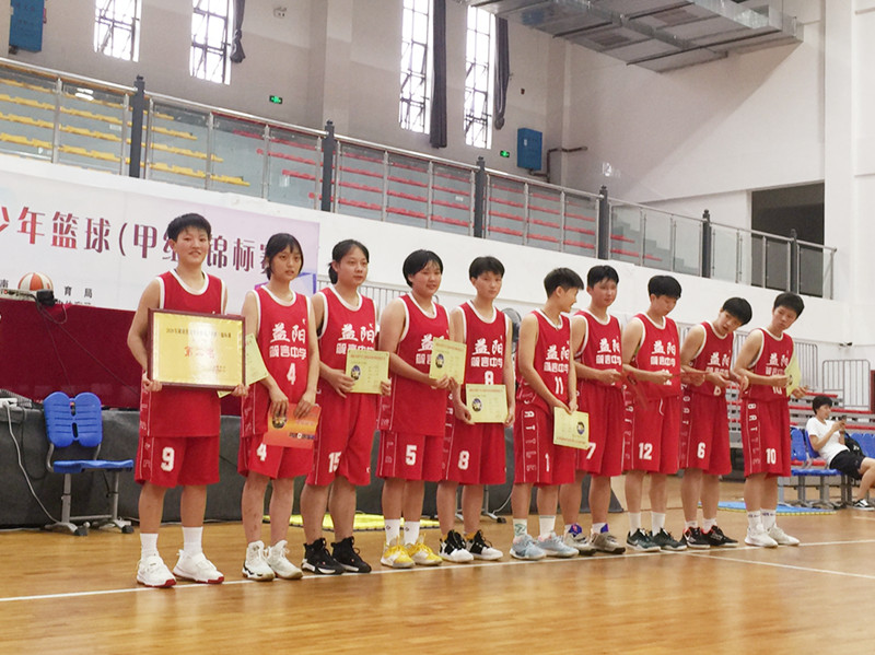 箴言中学女篮荣获2020年湖南省青少年篮球锦标赛亚军
